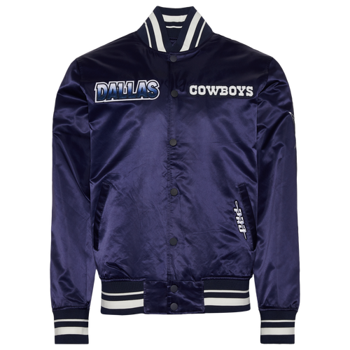 Атласная куртка Pro Standard Dallas Cowboys Turn It Up M Rib с 3D вышивкой Pro Standard