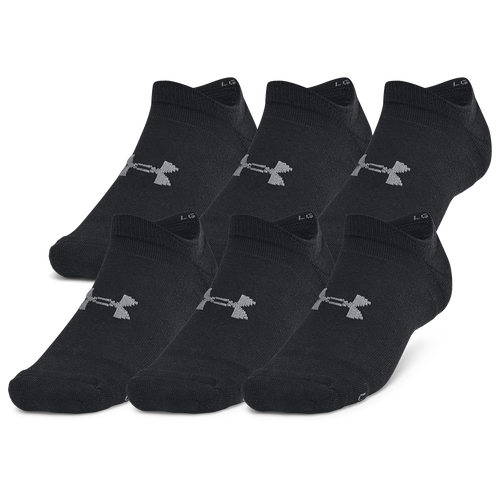 Носки Under Armour Essential Cushion без резинки, 6 пар, влагоотводящие Under Armour