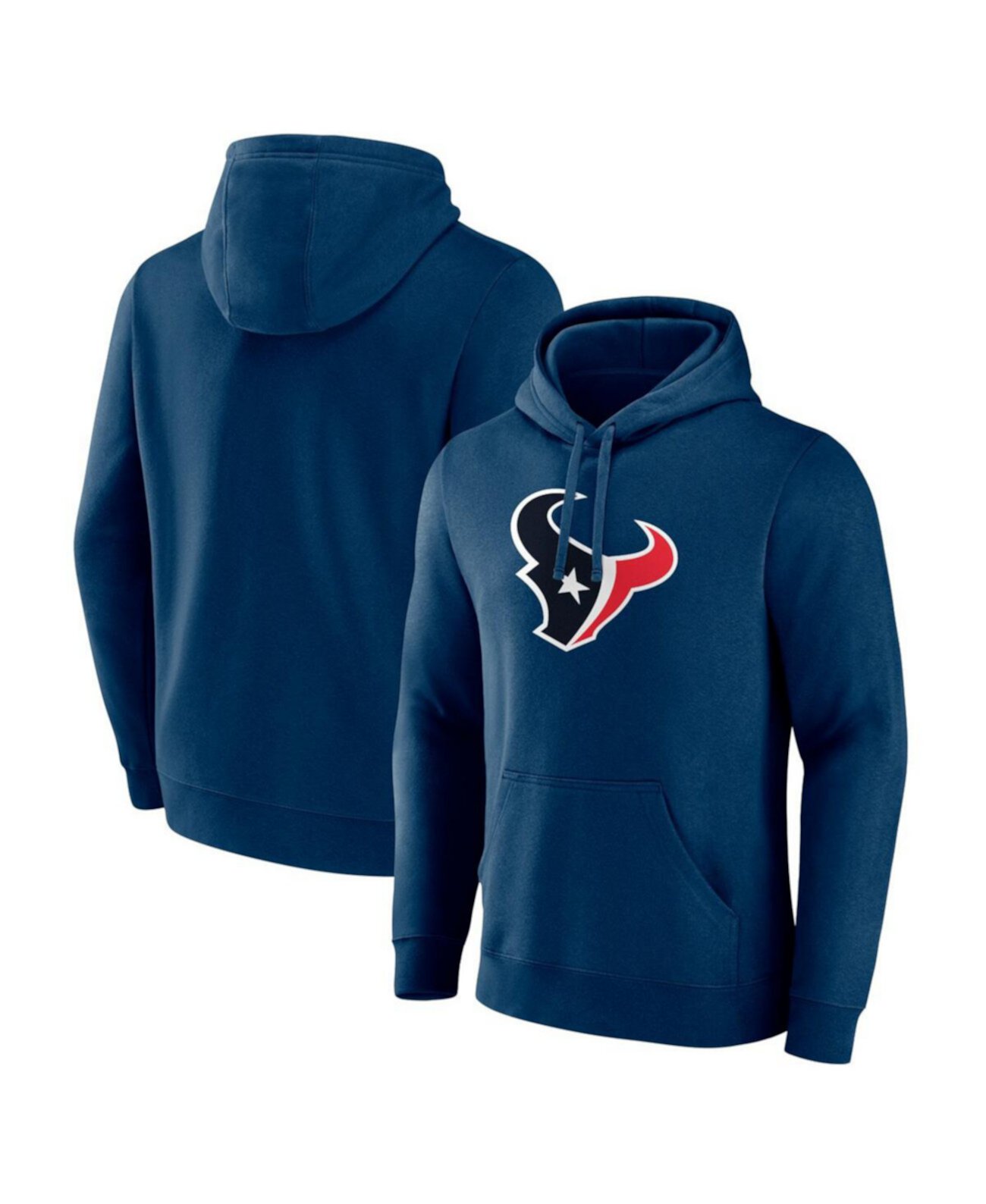 Men's Houston Texans Primary Logo Pullover Hoodie Fanatics