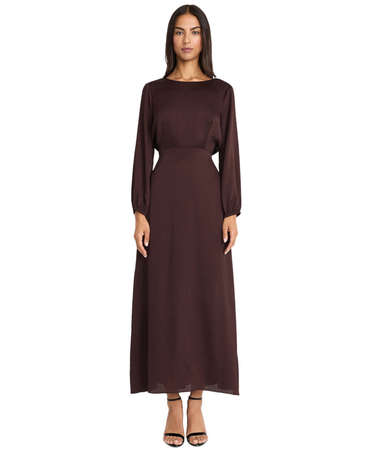 Women's Cutout Tie-Back Maxi Dress Donna Morgan