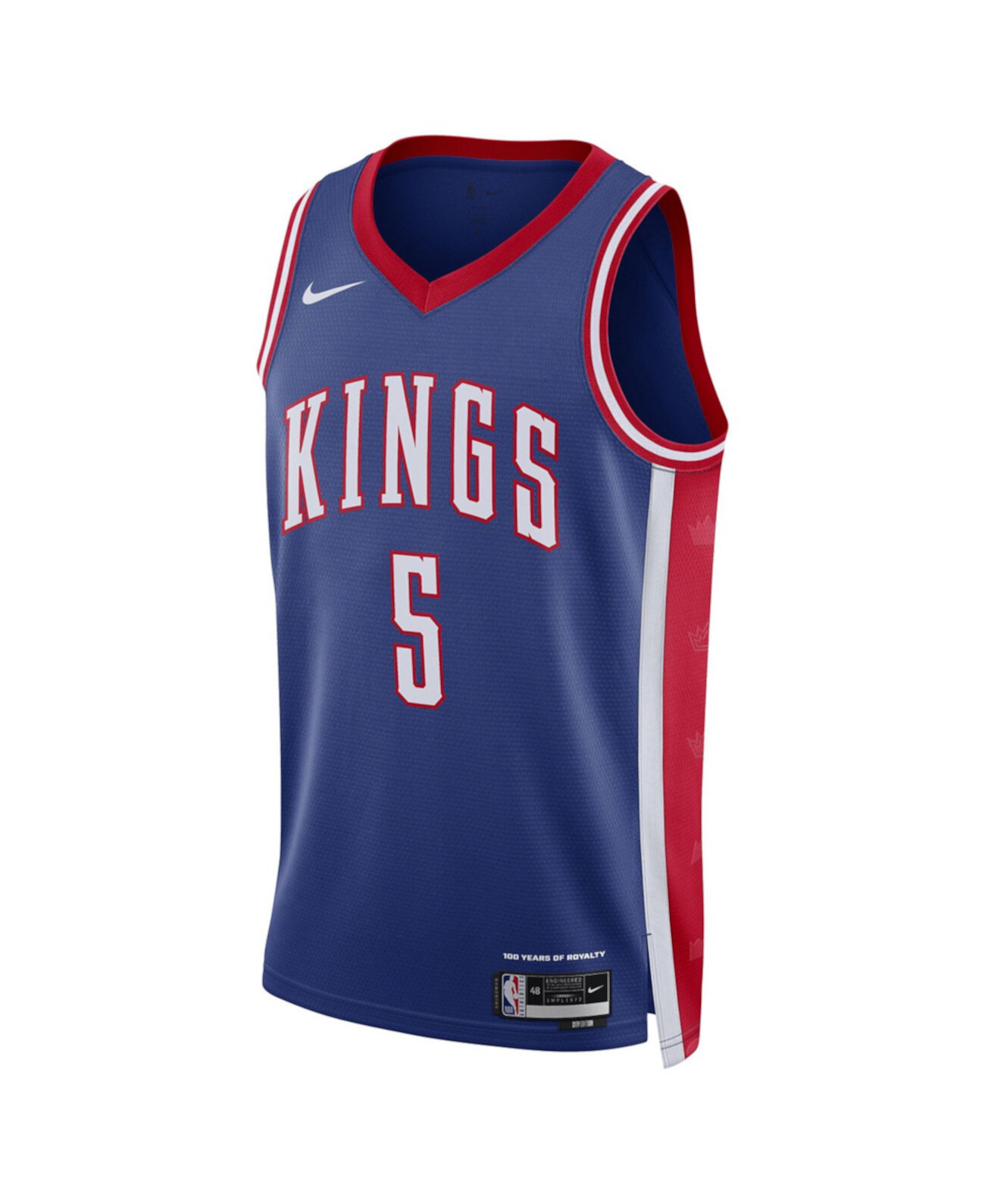 Men's and Women's Blue De'Aaron Fox Sacramento Kings 2024/25 City Edition Finished Swingman Jersey Nike