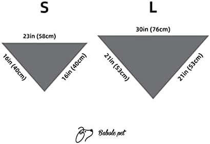 Мягкая и удобная хлопковая бандана для собак, 2 размера, подходит для всех пород Babole Pet