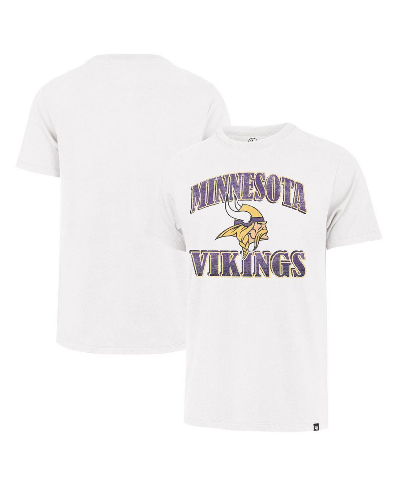 Men's White Minnesota Vikings Overrun Franklin T-Shirt '47 Brand