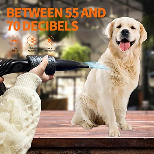 Dog Dryer,Dog Blow Dryer,Dog Hair Dryer,Dog Blow Dryer for Grooming,Dog Hair Dryer Blower for Grooming(Black) GOLADA