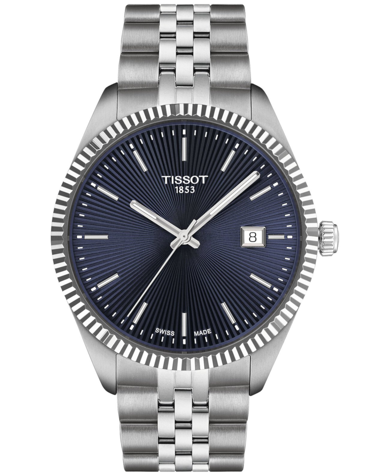 Швейцарские мужские часы Ballade с стальным браслетом 40 мм Tissot