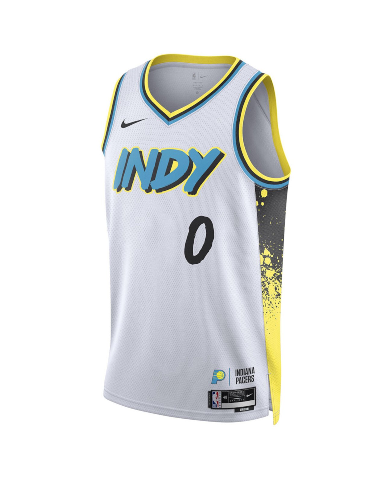 Men's and Women's White Tyrese Haliburton Indiana Pacers 2024/25 City Edition Finished Swingman Jersey Nike