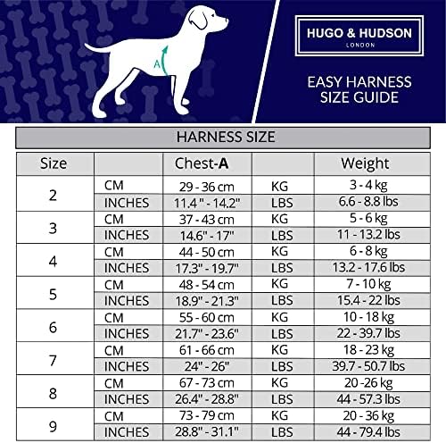Регулируемая удобная шлейка для собак, быстро сохнущая, подходит для всех пород, размер 2 Hugo & Hudson