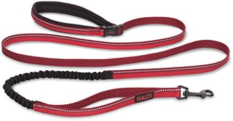 HALTI Active Leash - Award-Winning Bungee Dog Leash, Shock-Absorbing, All-in-One Neoprene Padded Belt & Lead, Perfect for Running & Training with Small & Medium Dogs (Size Small, Red) Company of Animals