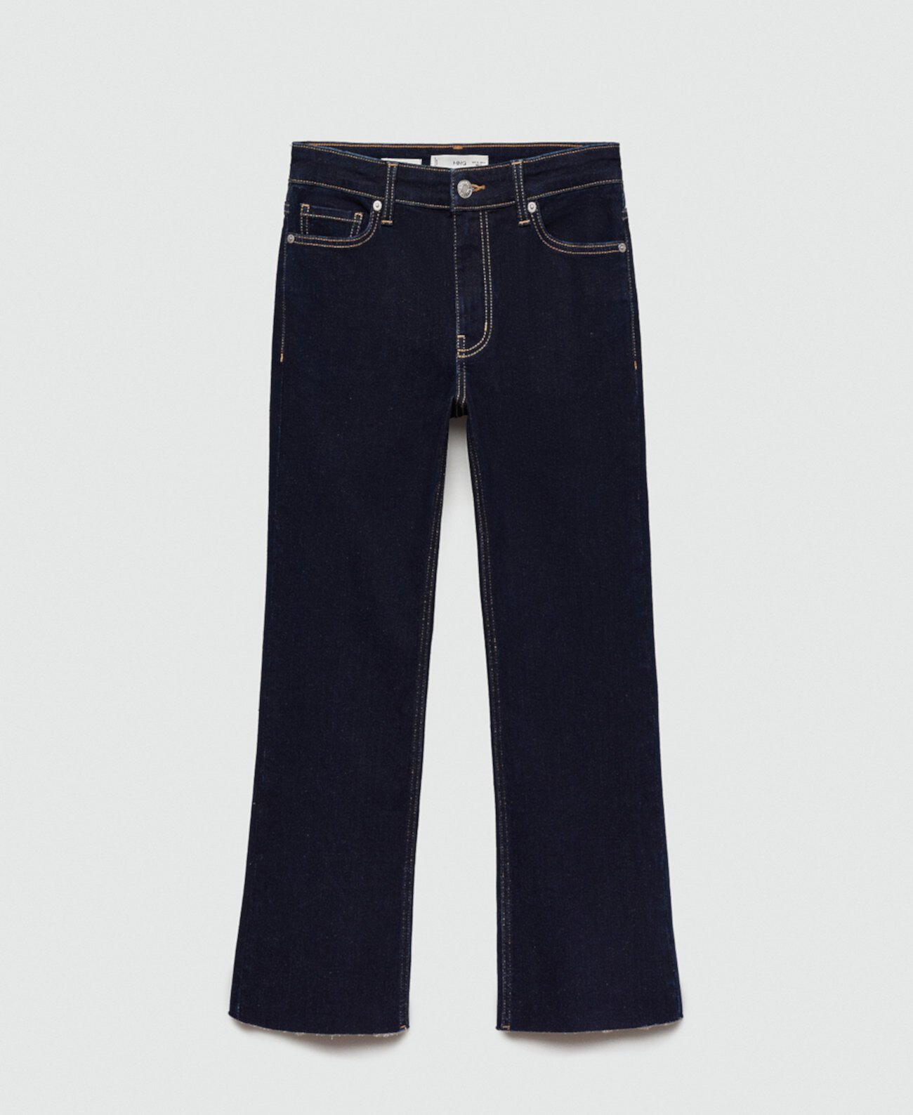 Women's Sienna Flared Cropped Jeans MANGO