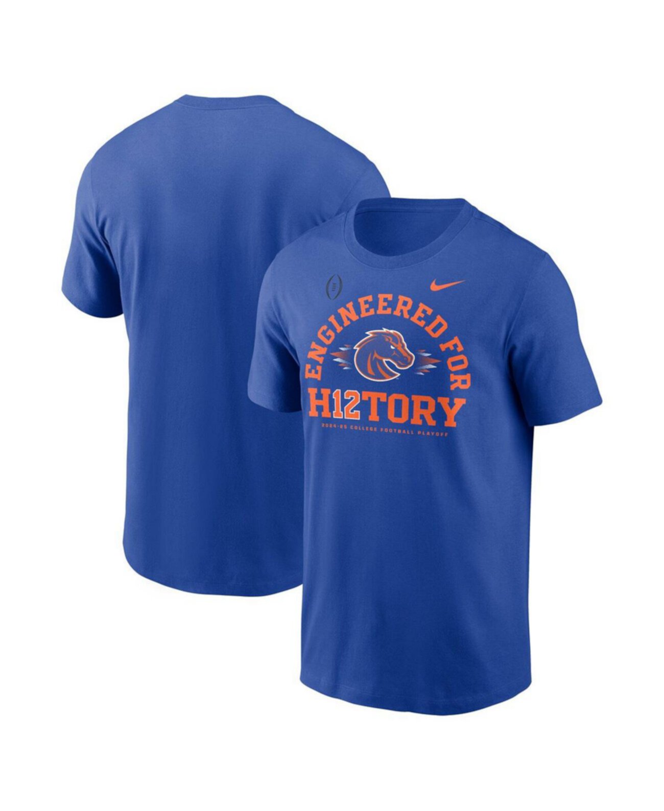 Men's Royal Boise State Broncos 2024 College Football Playoff Engineered for History T-Shirt Nike