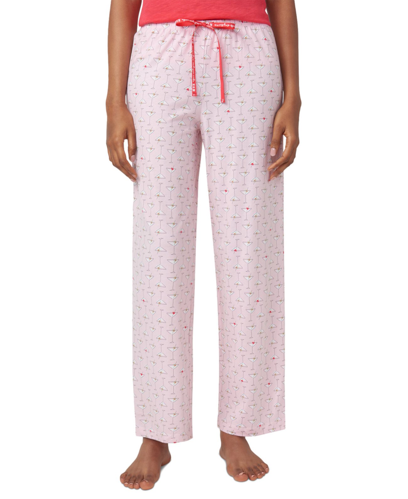 Women's Heartini Drawstring Pajama Pants HUE