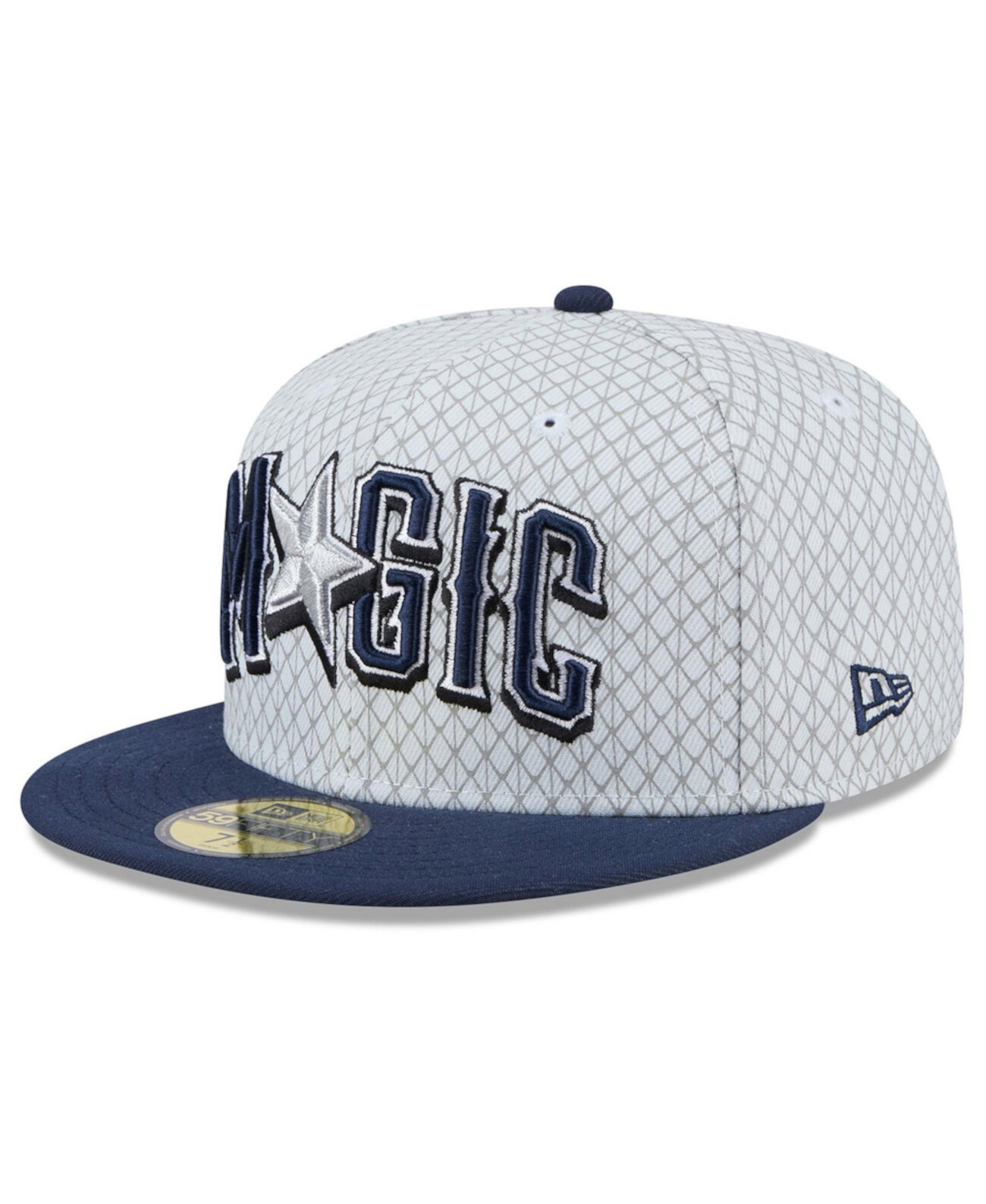 Серая бейсболка 59FIFTY City Edition Orlando Magic 2024/25 с плоским козырьком New Era