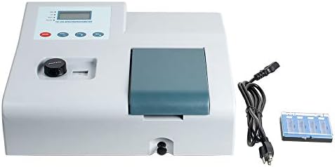 Visible Spectrophotometer 721 LDC Digital Lab Spectrophotometer 350-1020nm Tungsten Lamp Lab Equipment Vinmax