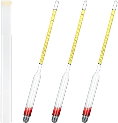 Точный алкогольный ареометр для крепости 0-200 Proof и Tralle, для дистилляции и изготовления высококачественного ликера Weewooday