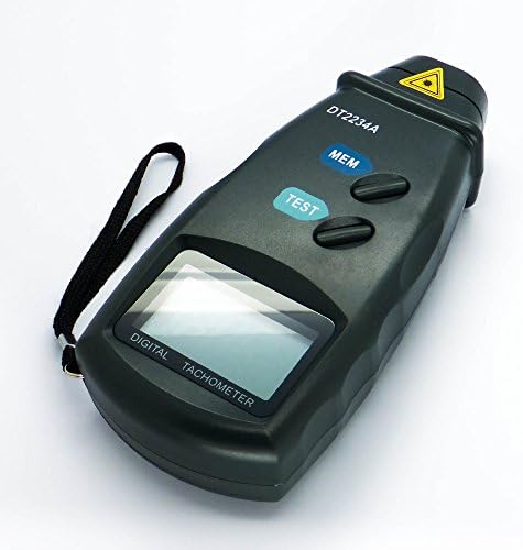 Digital Tachometer Handheld Photo Laser Tachometer Non Contact Digital Tach Meter RPM Meter CyberTech