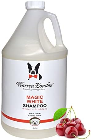 Warren London Magic Black Dog Shampoo | Brightens Any Dog Coat | Formulated for Darker Dog Coats | Puppy and Cat Safe Grooming Supplies | Berry Scent | Made in USA | 17oz Warren London