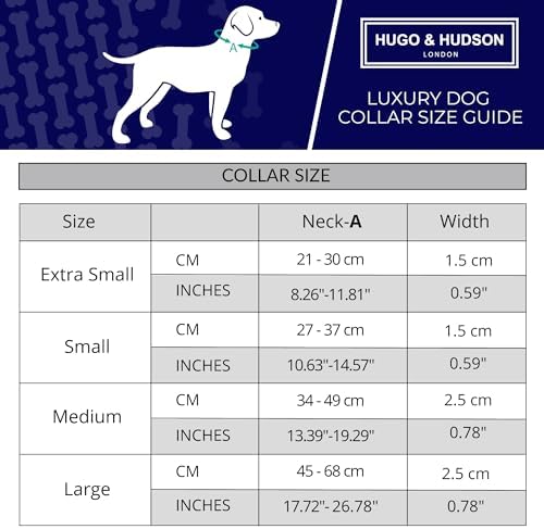 Ошейник для собак с быстросъемной металлической пряжкой, твид, темно-синий, XS Hugo & Hudson