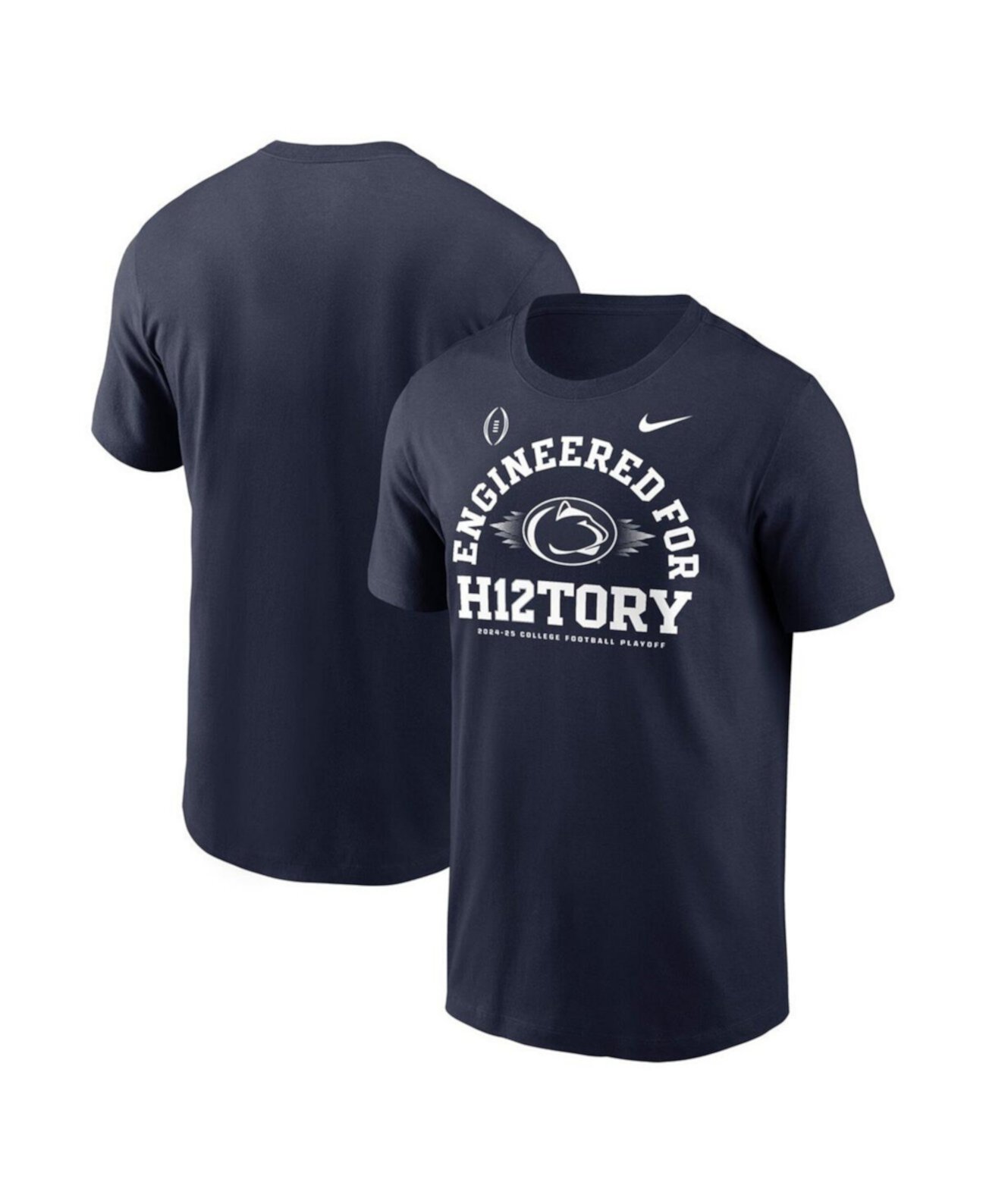 Men's Navy Penn State Nittany Lions 2024 College Football Playoff Engineered for History T-Shirt Nike