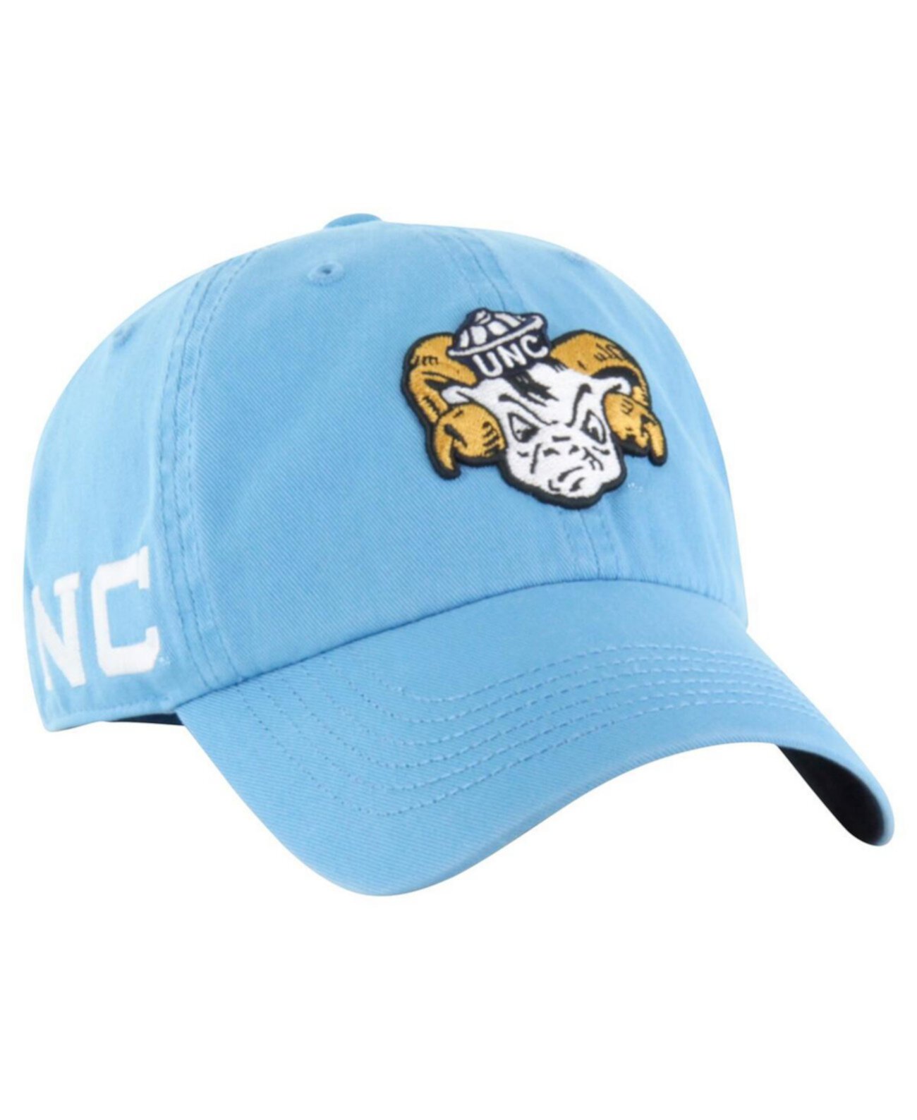 Мужская винтажная кепка Carolina Blue North Carolina Tar Heels, 100% хлопок, комфортная посадка '47 Brand