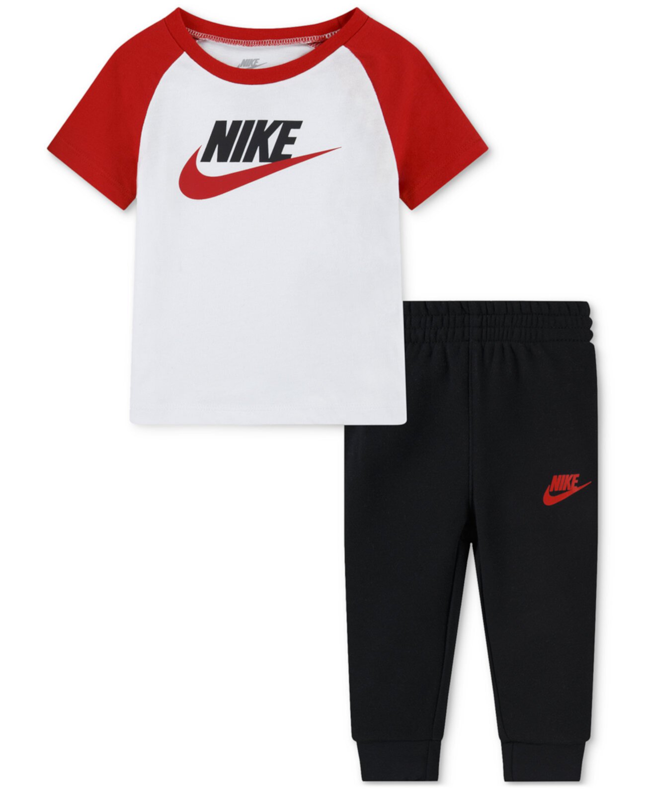 Детский комплект из футболки и джоггеров Nike Baby Futura, 60% хлопка, 40% полиэстера Nike