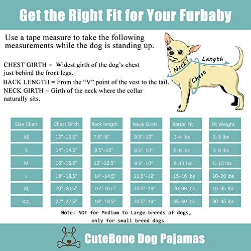 Пижама с высоким воротником для собак: мягкая и уютная одежда для холодной погоды для мелких и средних пород CuteBone