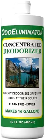 NaturVet OdoEliminator Concentrated Pet Deodorizer – Super Concentrate Deodorizing Pet Cleaner – Helps Eliminate Odors from Dogs, Cats – Clean, Fresh Scent –16 Oz. NaturVet