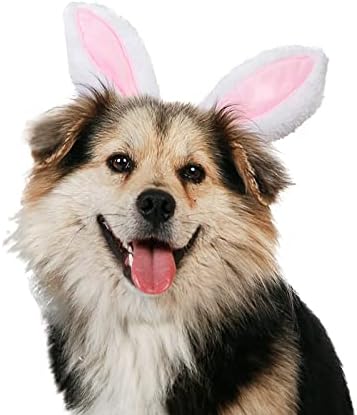 Christmas Pet Headband Fluffty Bunny Ears Headband Easter Party Puppy Headwear Supplies for Cat Dog (S) Yuyeran