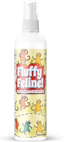 Fluffy Feline Professional Groomer's Choice for Cat Dandruff Treatment Spray Pet MasterMind