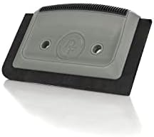 Detail Factory - Pet Hair Card - Perfect for Easily Removing Pet Hair from Automotive Carpet and Upholstery; Ergonomic Design; Durable Long Lasting Rubber Edge; Professional Grade (Grey & Black) Detail Factory