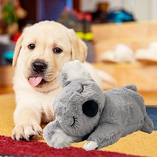 Heartbeat Puppy Toy- Plush Puppy Heartbeat Stuffed Animal Comfort Toys for Dogs, Puppy Anxiety Relief Heartbeat Toy Sleep Aid Puleidi