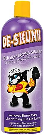 Шампунь для собак, 946 мл – устраняет запах скунса, безопасен для домашних животных и поверхностей De-Skunk