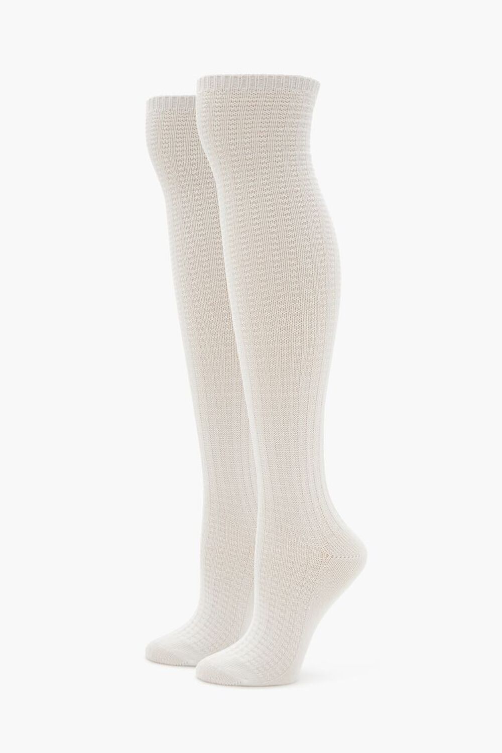 Ribbed Over-The-Knee Socks FOREVER21