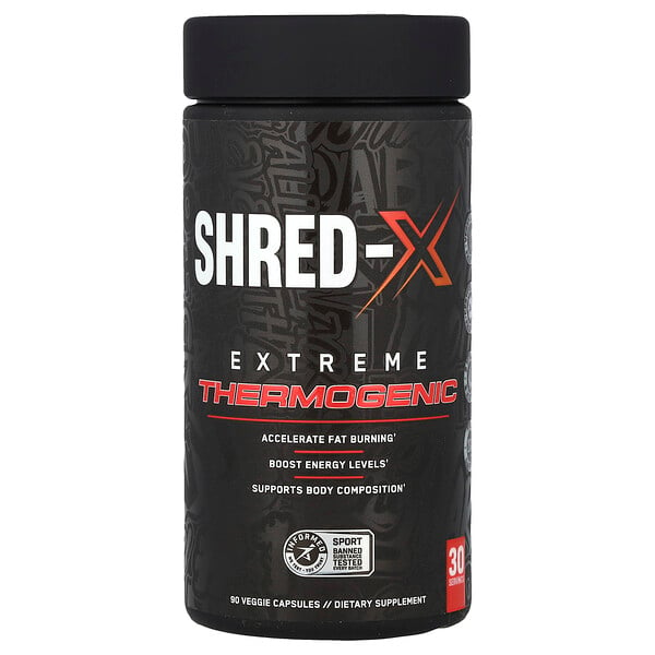 Shred-X, Extreme Thermogenic, 90 Veggie Capsules ABE