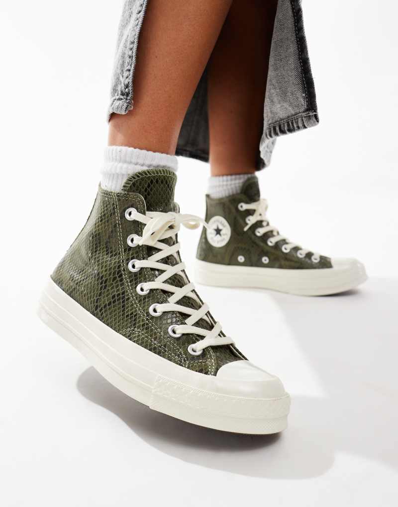 Converse Chuck 70 sneakers in snake print Converse