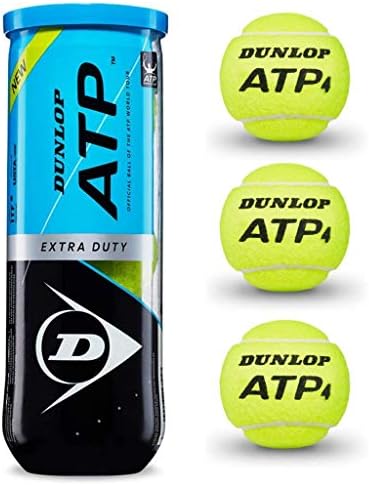 DUNLOP ATP Super Premium Extra Duty Tennis Ball Can - 3 Ball Can (2 Cans) Dunlop