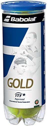 Теннисный мяч под давлением Gold Pet X3, Желтый, долговечный, для турниров Babolat