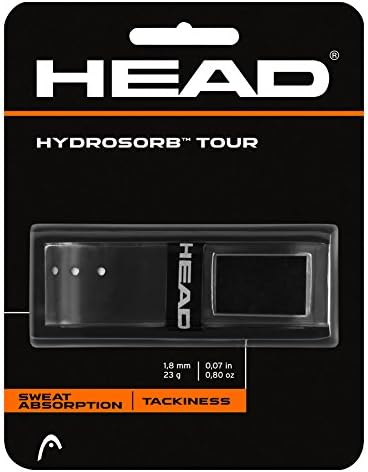 Грипса HEAD Hydrosorb Tour с увеличенными перфорациями, чёрная, 1 штука Head