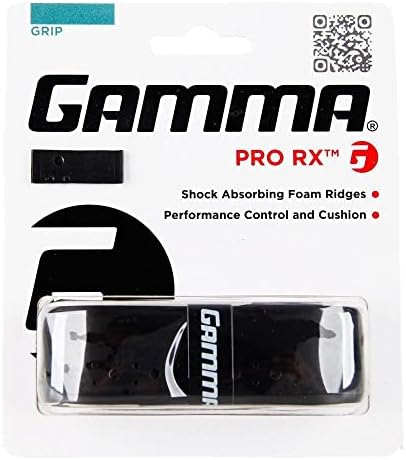 Грипсы Gamma Pro Rx замена, черные с перфорацией, размеры 5 см x 30,4 см x 30,4 см GAMMA