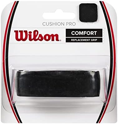 Грипса WILSON Cushion Aire Classic с перфорацией для комфорта, Черная, толстое основание Wilson