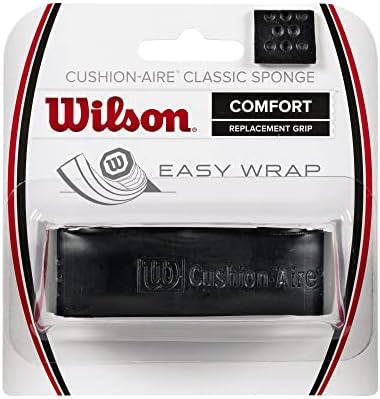 Грипса WILSON Classic Sponge для теннисной ракетки, черная, удобная, большая полость Wilson