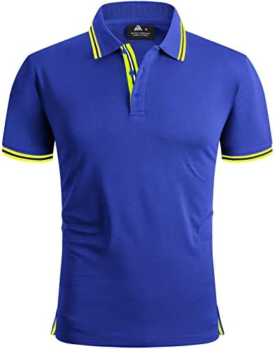 GEEK LIGHTING Polo Shirts for Men Short Sleeve Summer Causal Collared Golf Tennis T-Shirt Geek Lighting