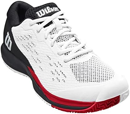 Теннисные кроссовки WILSON Men's Rush Pro Ace с резиновой подошвой и сетчатым верхом Wilson