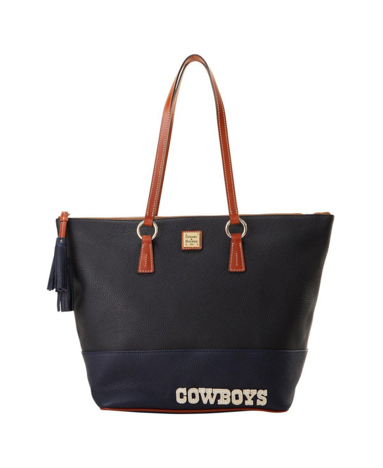 Сумка-тоут Dallas Cowboys Tobi: 100% холст, 2 ручки, внутренние карманы Dooney & Bourke