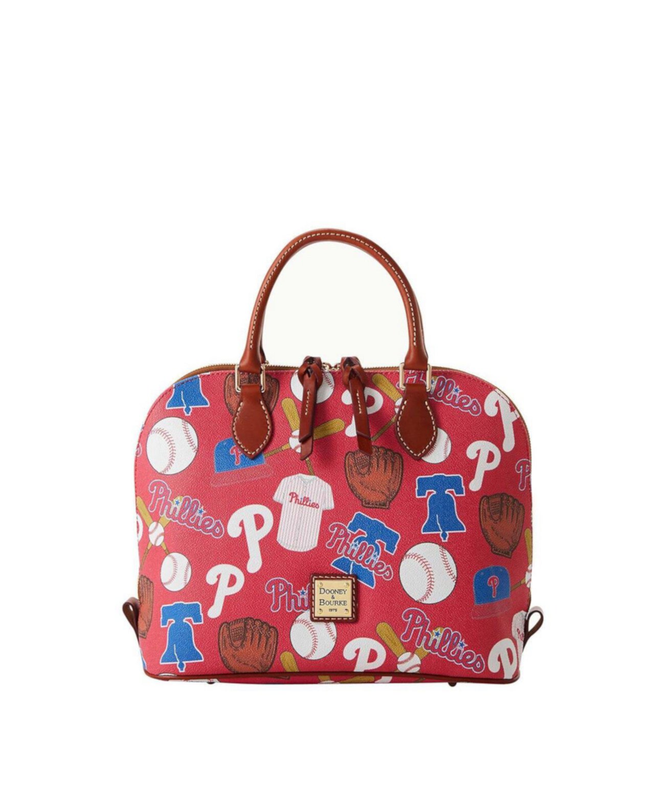 Сумка через плечо на молнии с логотипом Philadelphia Phillies и несколькими карманами Dooney & Bourke