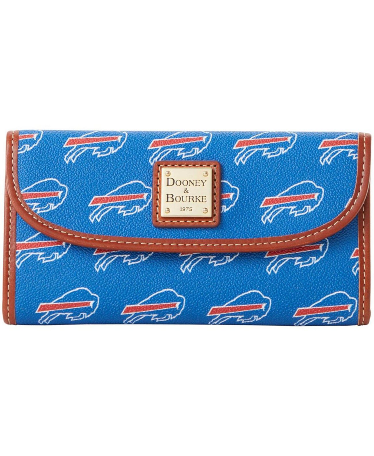 Кошелек Buffalo Bills из кожи с 7 слотами для карт и 2 карманами для купюр Dooney & Bourke