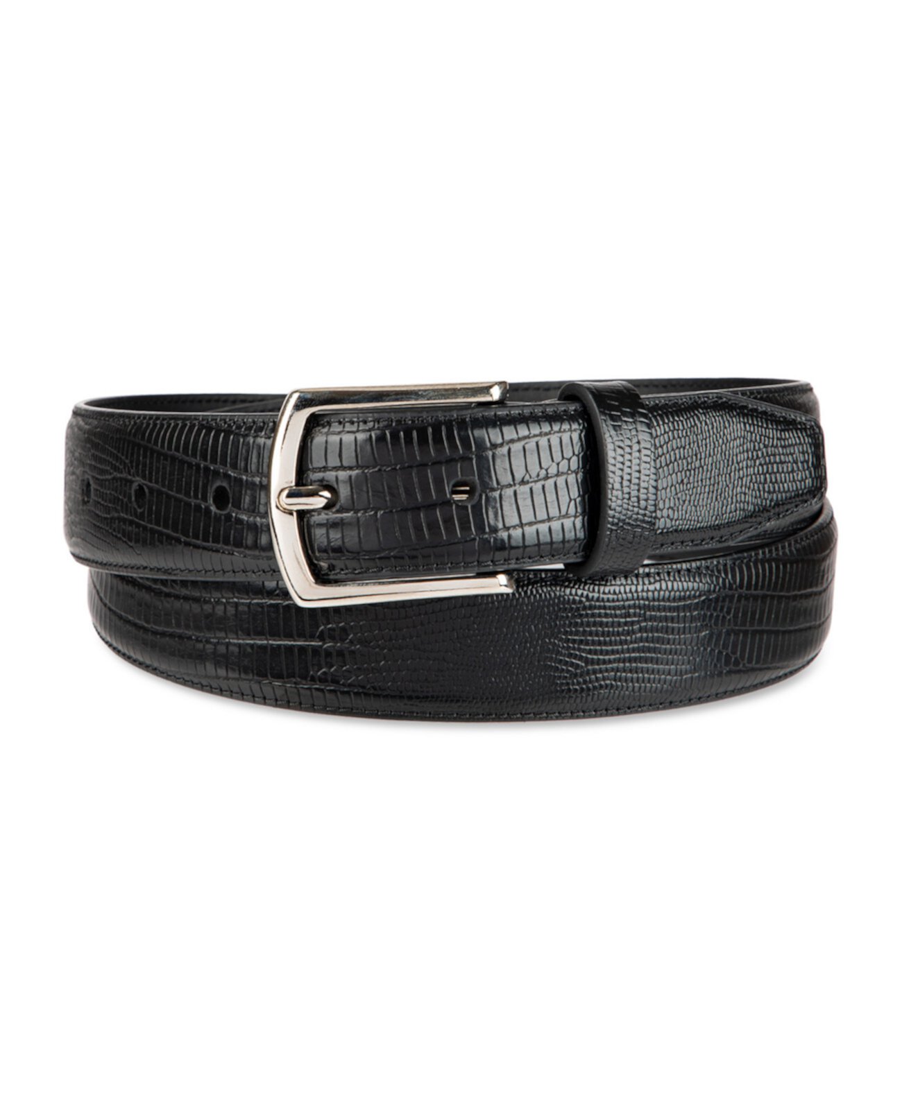 Men's Feather Edge Lizard Dress Belt Alfani