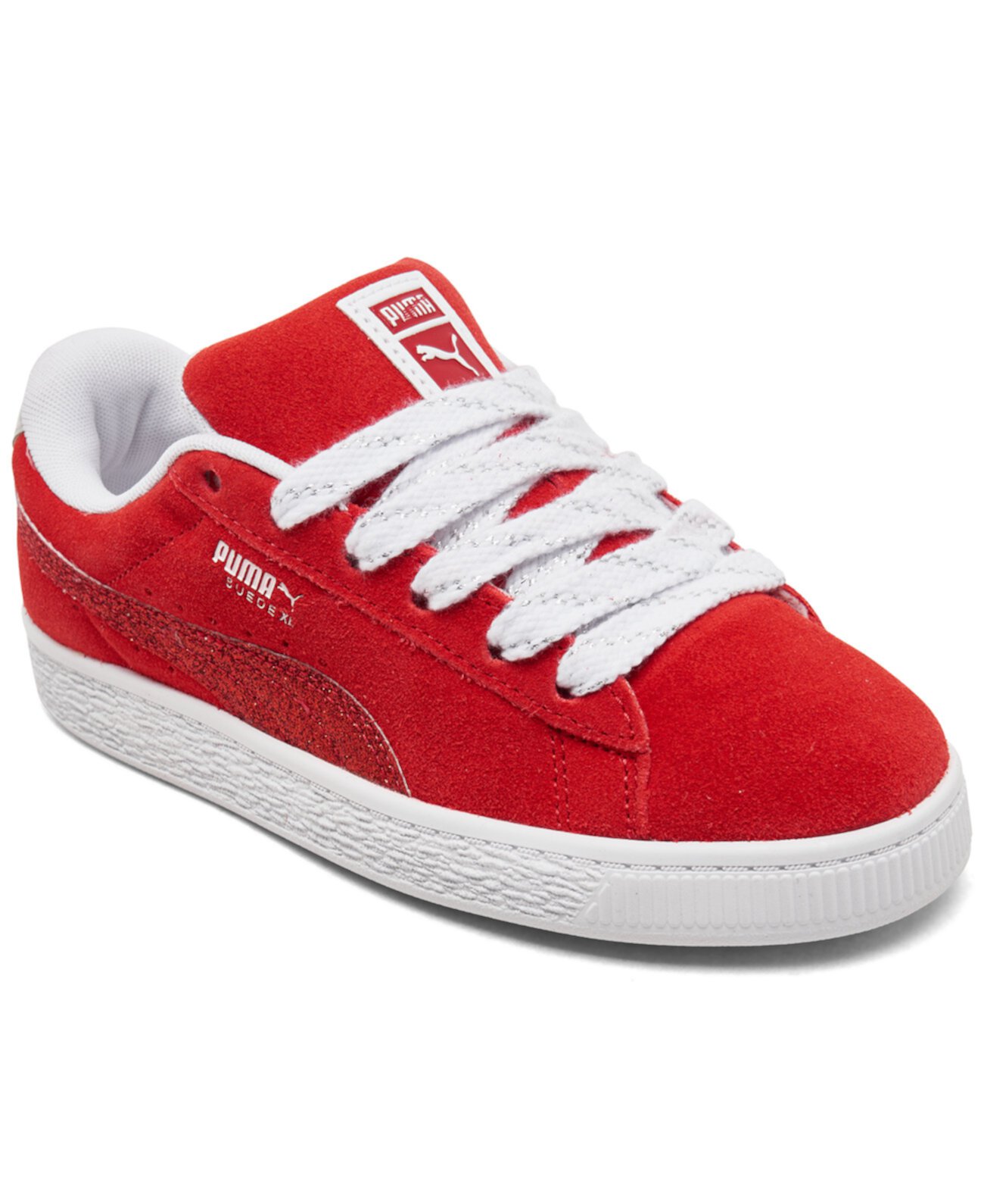 Детские кроссовки PUMA Suede XL Holiday Glitz с замшевым верхом и текстильными вставками Puma