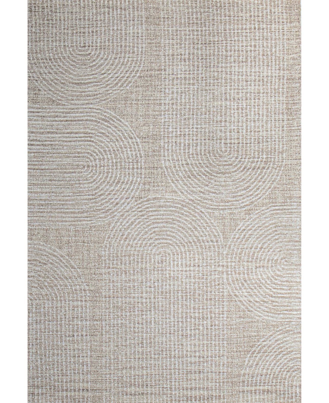 Коврик Taron AL312 107x168 см, 100% шерсть, геометрический узор, высота ворса 2 см BB Rugs