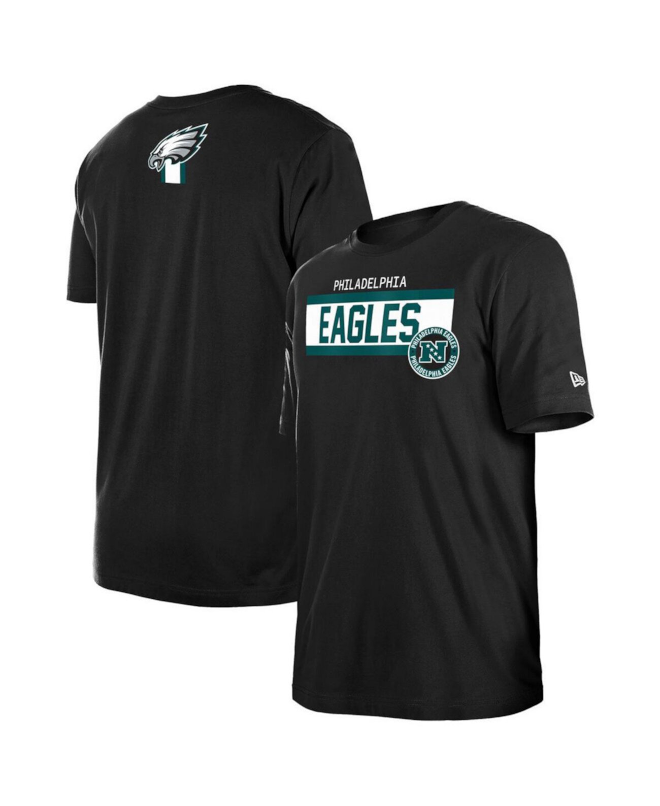 Мужская футболка Philadelphia Eagles 3rd Down из мягкого хлопка с короткими рукавами New Era