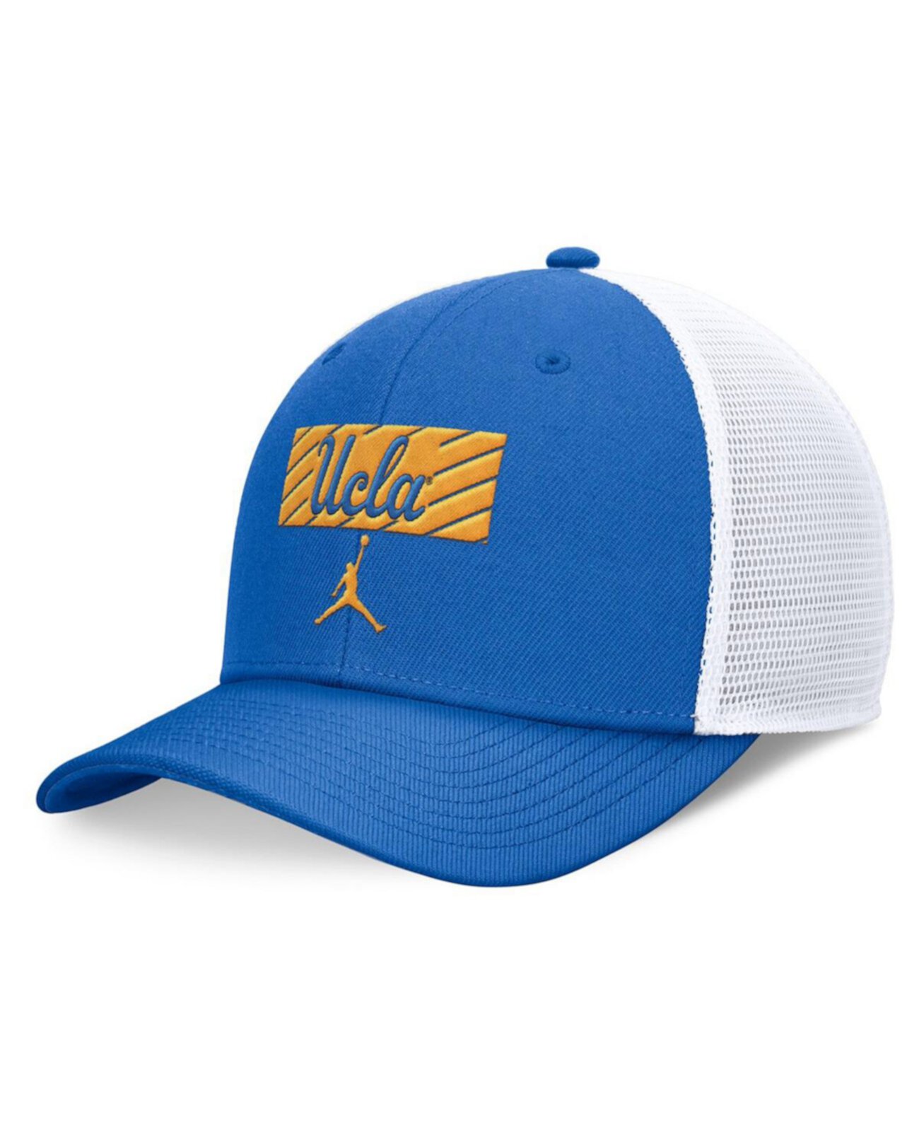 Регулируемая кепка UCLA Bruins 2024 Sideline Trucker с вышивкой Jordan